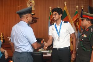 FMSH student, Madhuka Dulanjana won a Silver Medal in the South Asian Games, 2019 - General Sir John Kotelawala Defence University KDU 3