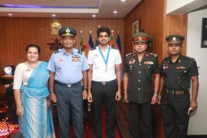 FMSH student, Madhuka Dulanjana won a Silver Medal in the South Asian Games, 2019 - General Sir John Kotelawala Defence University KDU 4