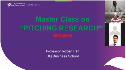 Master Class on Pitching Research