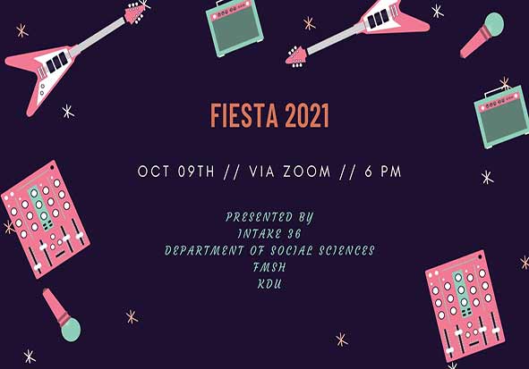 FIESTA 2021: Virtual Get – together of the Department of Social Sciences KDU 8