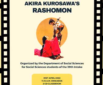 Film Screening and Discussion: Akira Kurosawa’s Rashomon 7